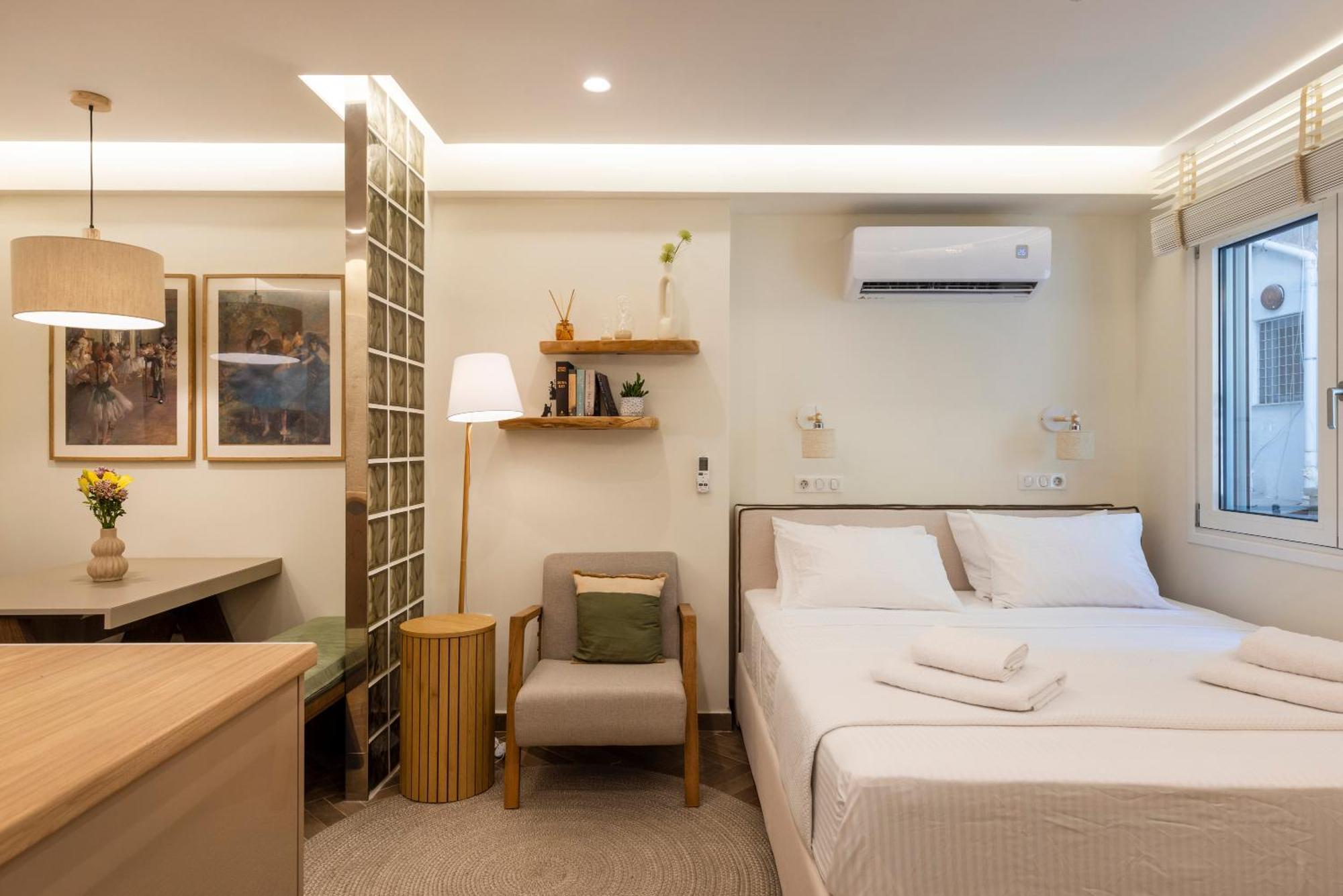 Studio Flat 21 At Evangelismos Metro Stn Athen Exterior foto