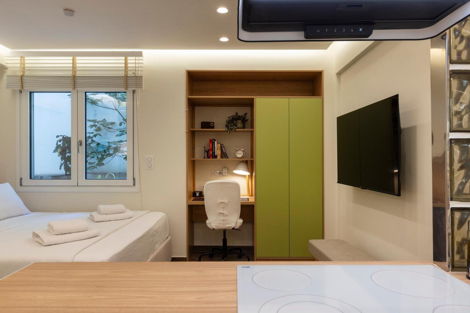 Studio Flat 21 At Evangelismos Metro Stn Athen Exterior foto